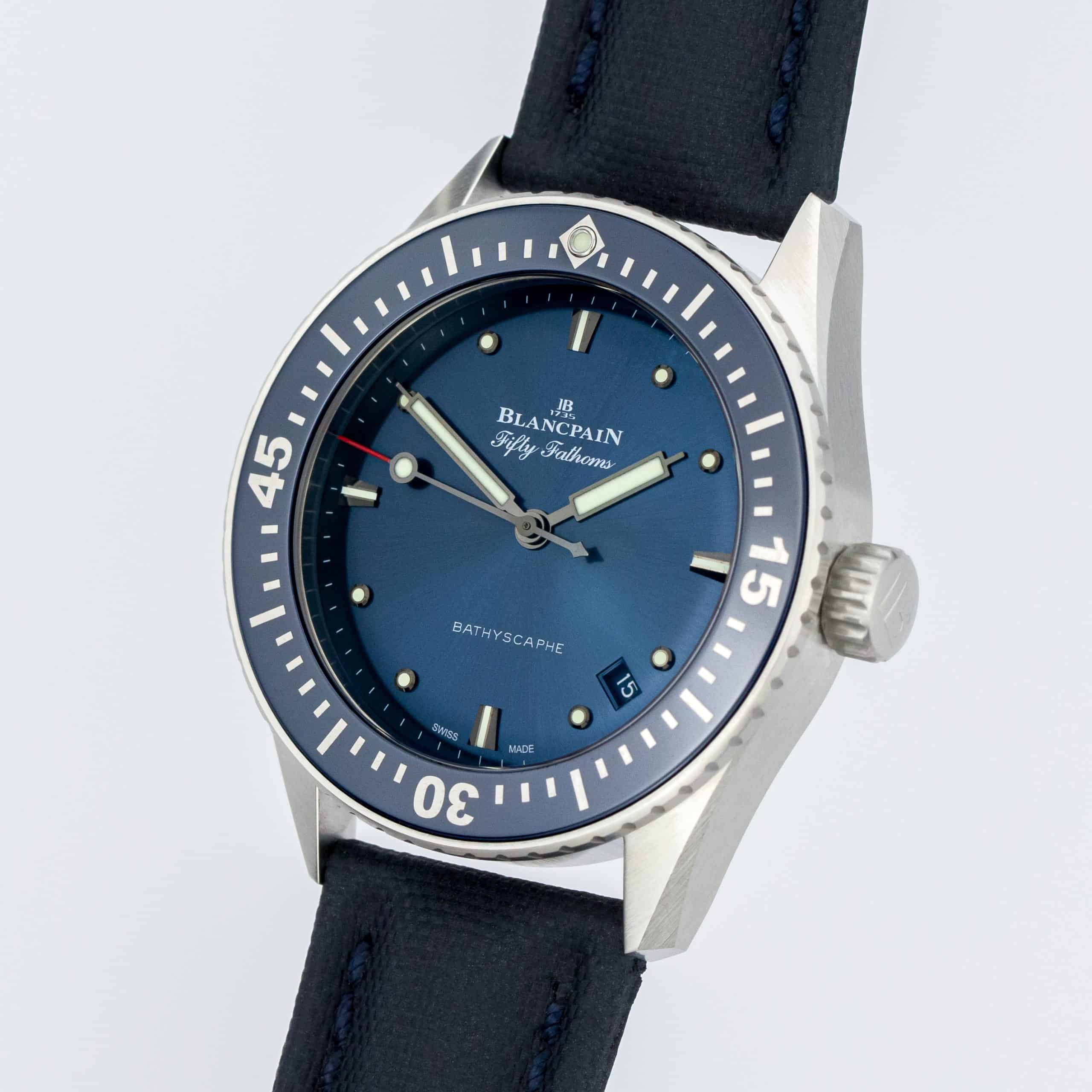 Blancpain Fifty Fathoms Bathyscaphe 38 ChronoTimepieces