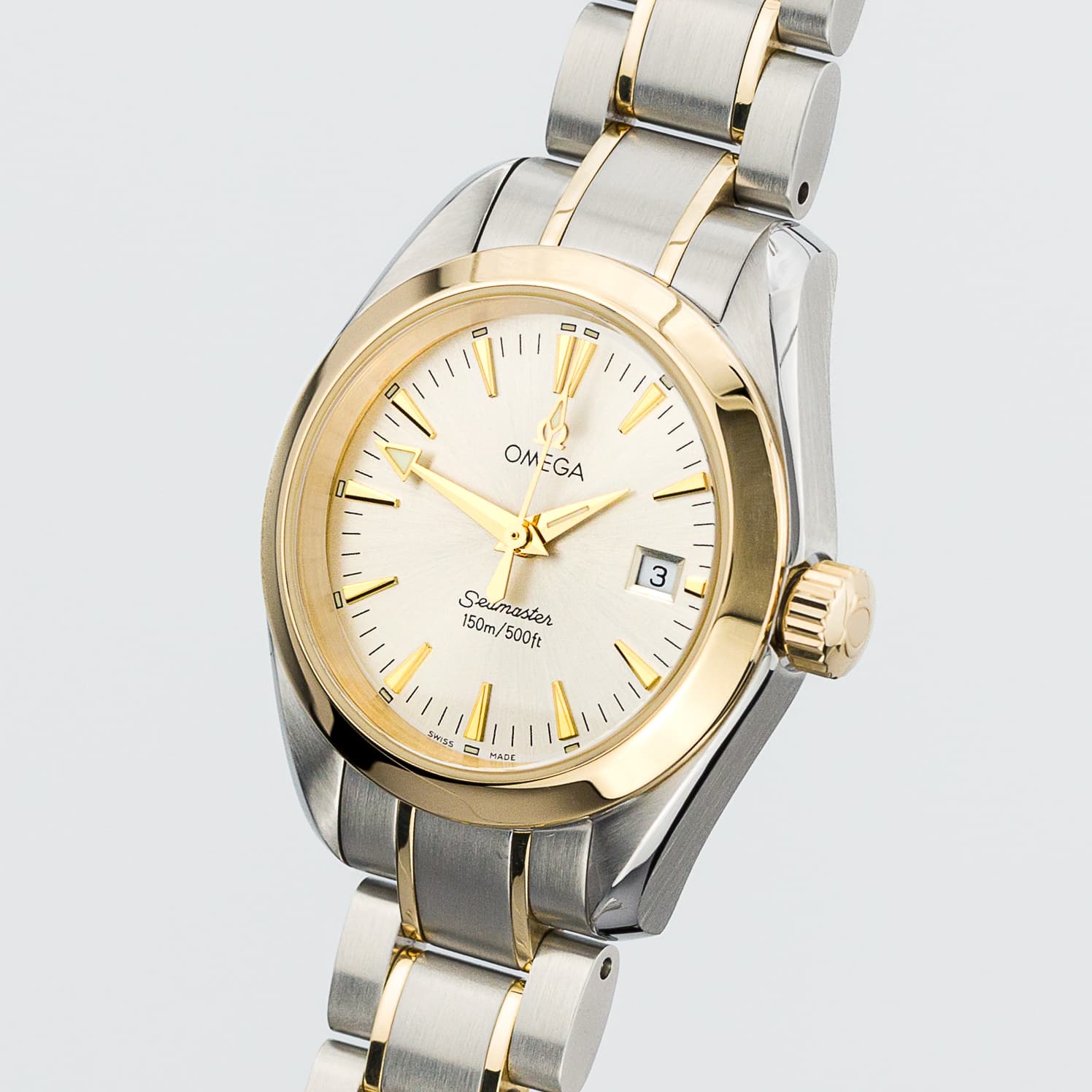 Omega Ladies Seamaster Aqua Terra Quartz ChronoTimepieces