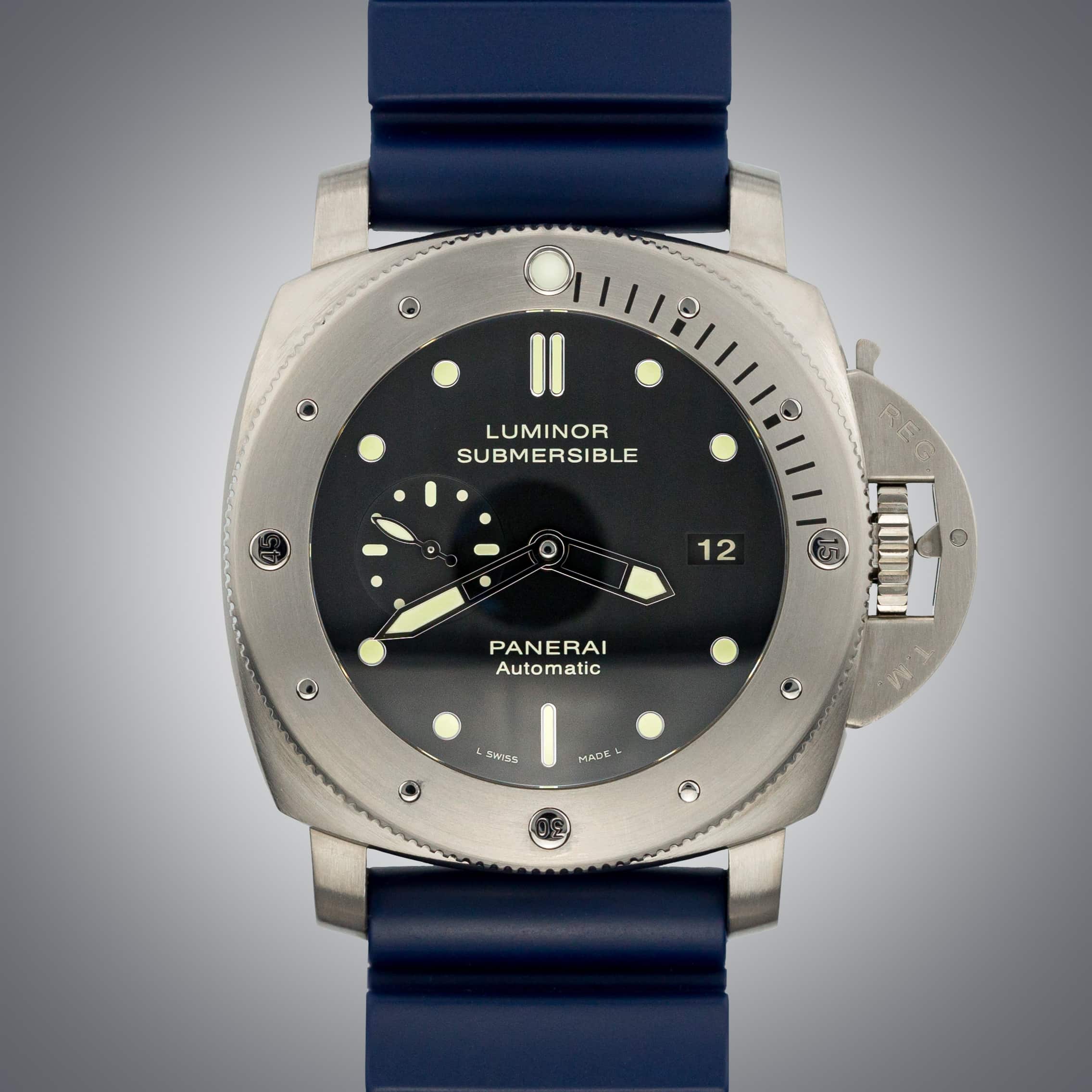 Panerai Submersible Luminor 1950 Titanium 47 ref. PAM00305 Full set Superb condition