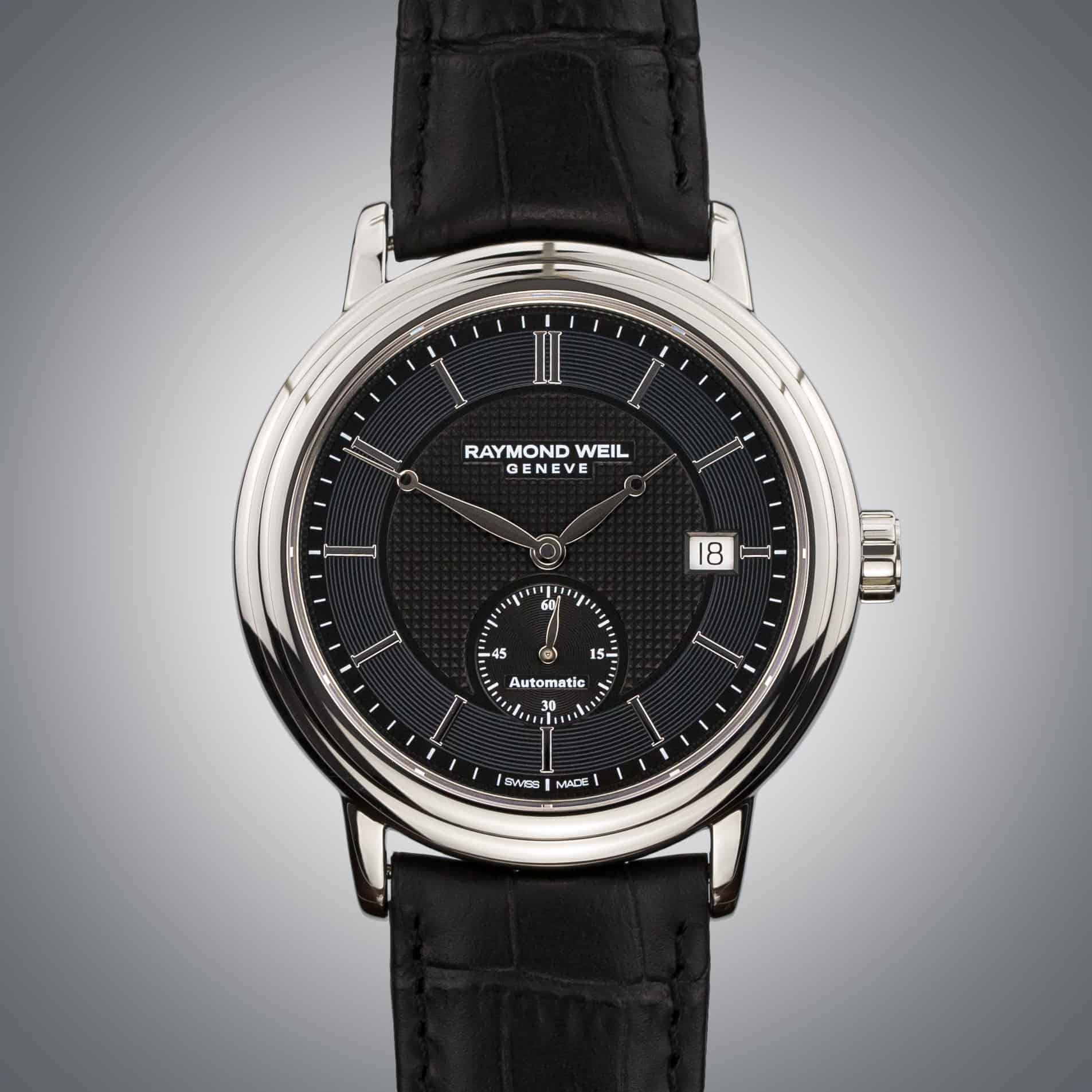 Raymond Weil Maestro Automatic Black dial ChronoTimepieces