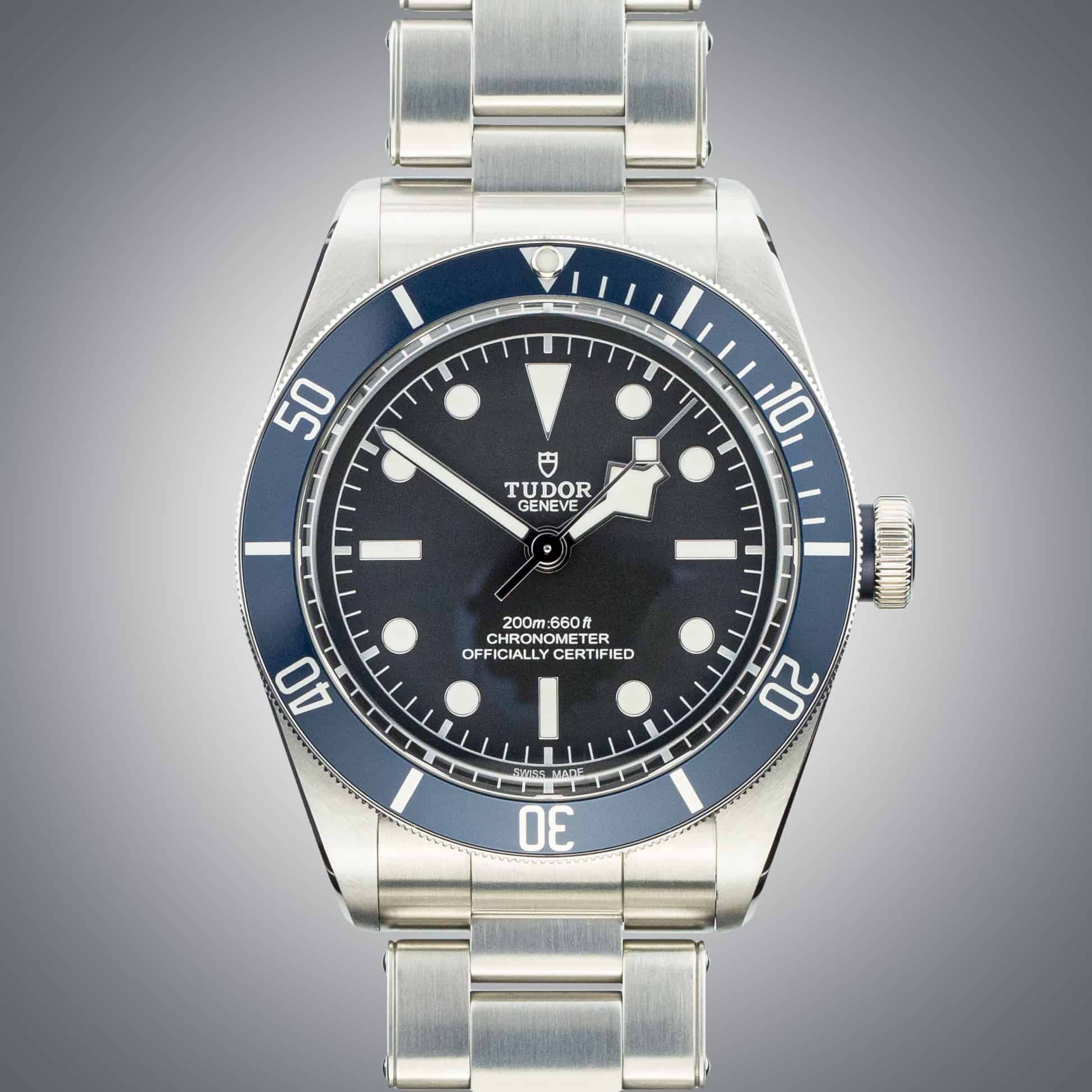 Tudor Heritage Black Bay 41 Chronometer 79230B Blue bezel Full