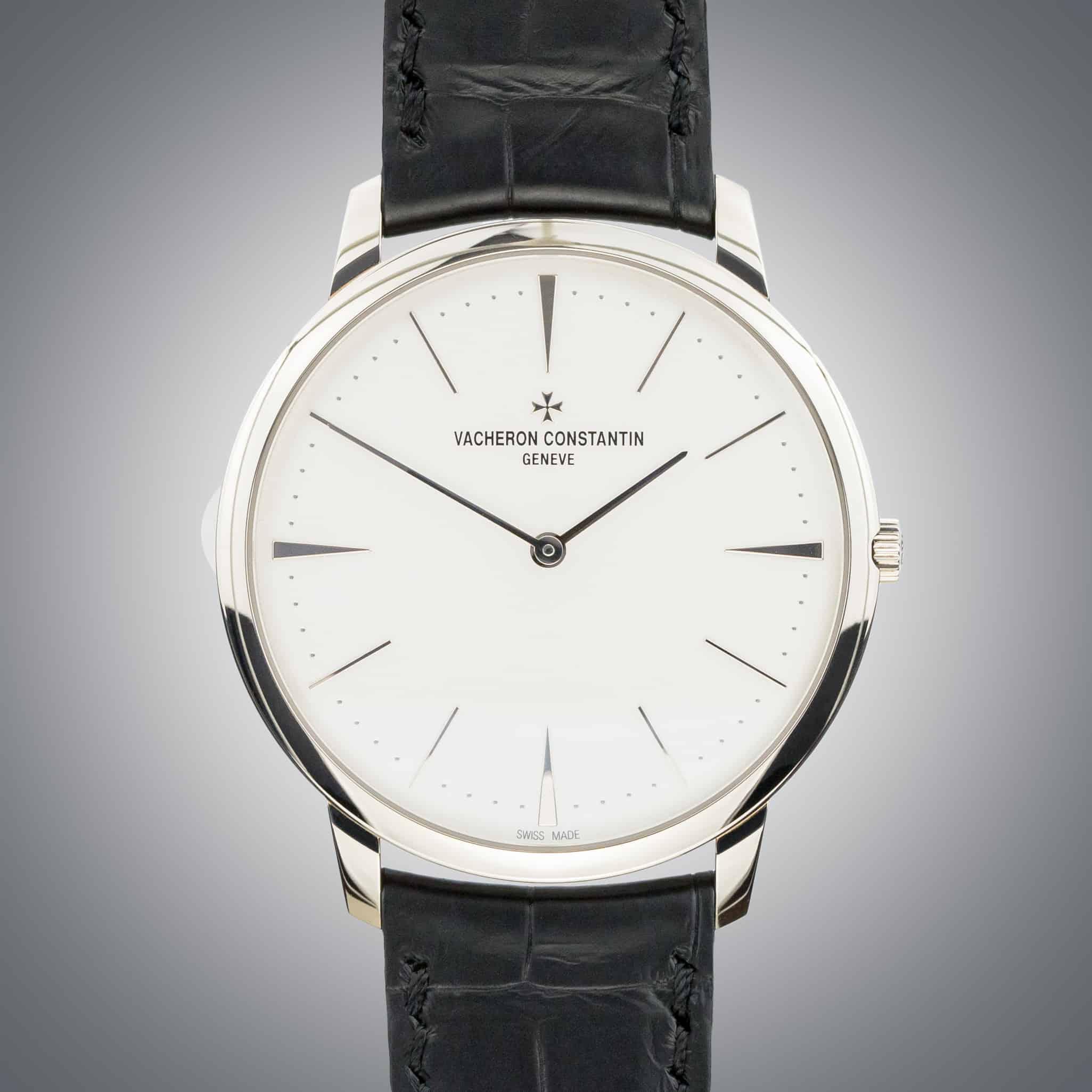 Vacheron patrimony white on sale gold